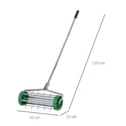 Outsunny Rolling Lawn Aerator -Home Furnishing Serie Shop HRWa8b17dc4c23abb