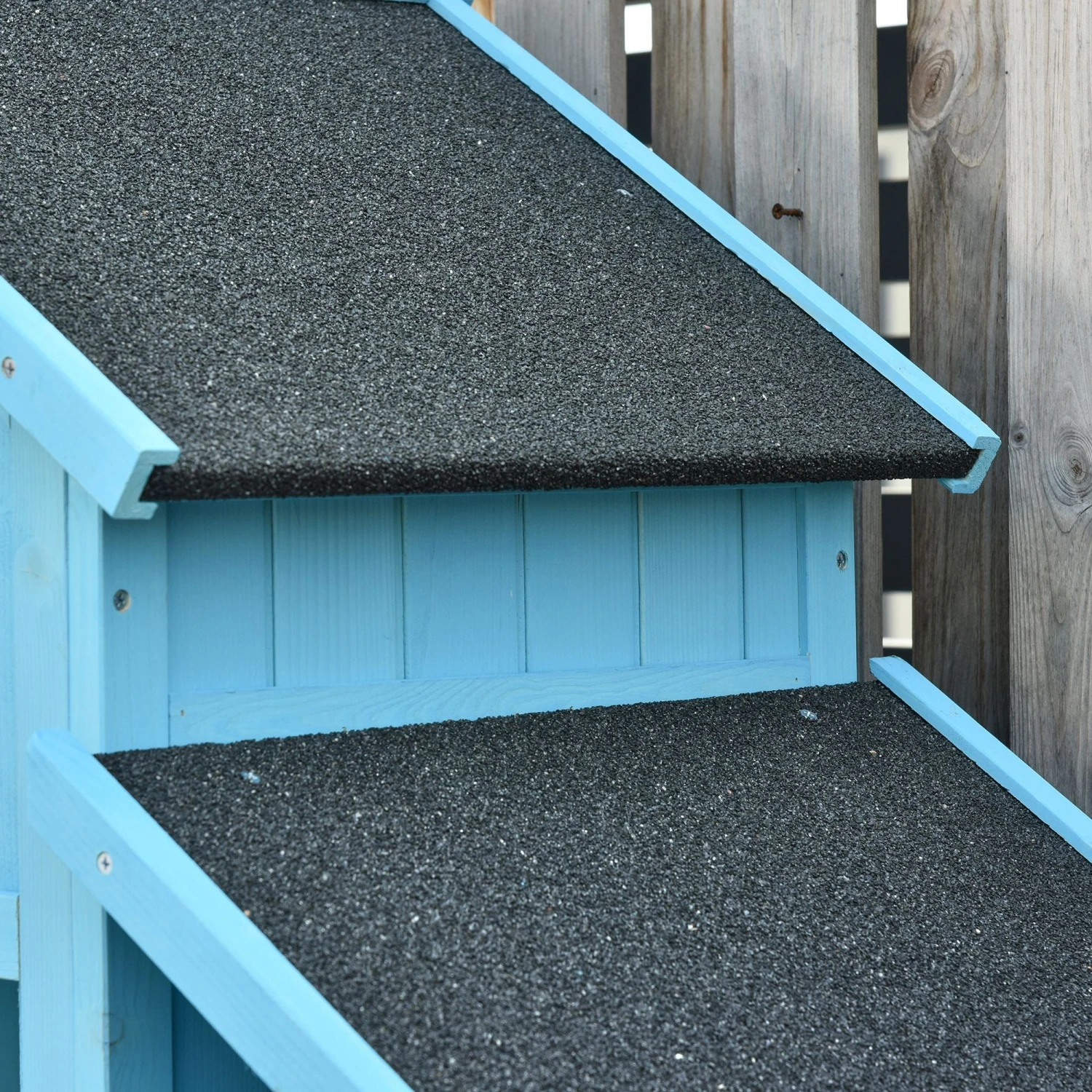 OUTSUNNY Garden Storage Shed - Blue 7 OUTSUNNY Garden Storage Shed - Blue - Image 7