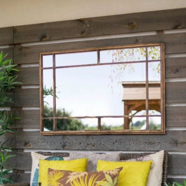 La Hacienda Mirror - Milano Gold Rectangle Mirror 3 La Hacienda Mirror - Milano Gold Rectangle Mirror - Image 3