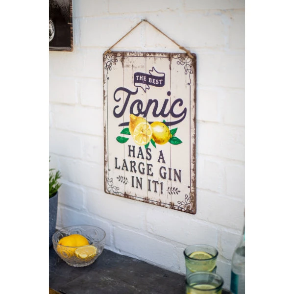 La Hacienda Wall Art - The Best Tonic Metal Sign 2 La Hacienda Wall Art - The Best Tonic Metal Sign - Image 2