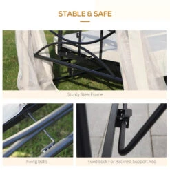 Outsunny Gazebo Swing Chair Bed - Beige -Home Furnishing Serie Shop Lmg7561859ab6498d jpg