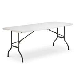 Silver & Stone Folding Camping Trestle Table 6ft 180 X 75 X 73cm - White -Home Furnishing Serie Shop MicrosoftTeams image 687
