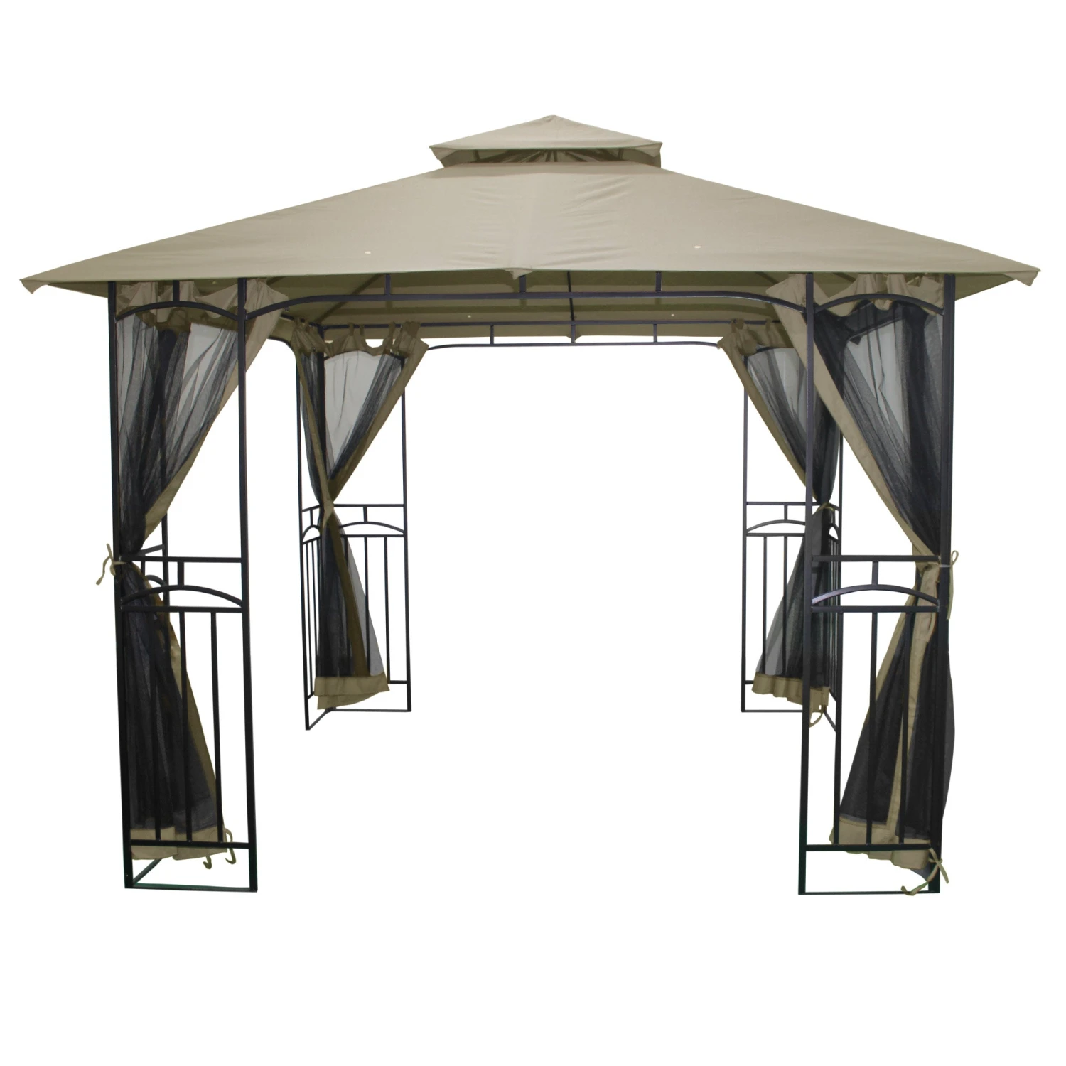 Silver & Stone Outdoor Winchester Premium Gazebo 3m X 3m - Beige 3 Silver & Stone Outdoor Winchester Premium Gazebo 3m X 3m - Beige - Image 3