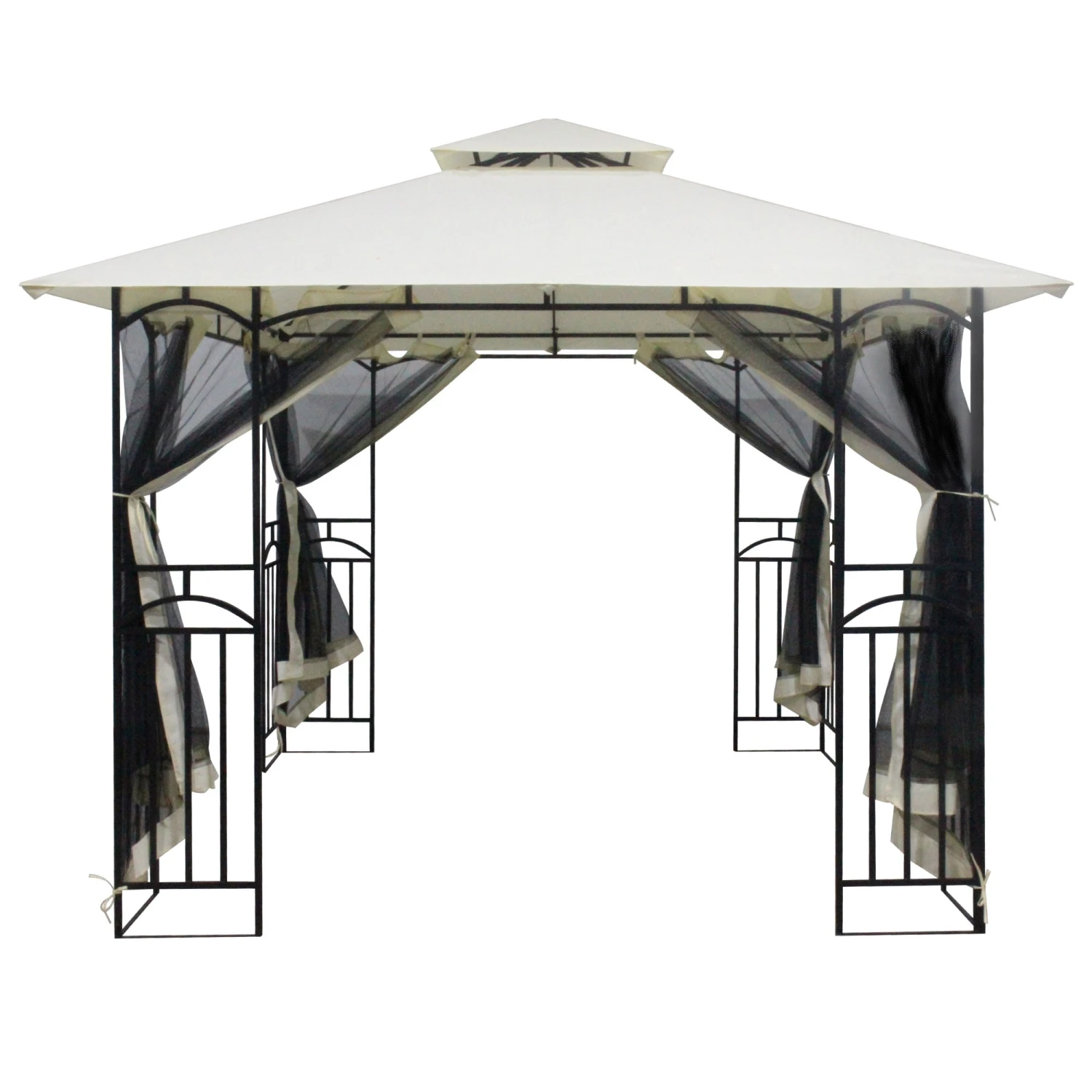 Silver & Stone Outdoor Winchester Premium Gazebo 3m X 3m - Beige 5 Silver & Stone Outdoor Winchester Premium Gazebo 3m X 3m - Beige - Image 5