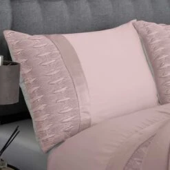 Lewis's Aria Quilted Satin Panel Luxury Duvet Set - Blush Pink 9 Lewis's Aria Quilted Satin Panel Luxury Duvet Set - Blush Pink -Home Furnishing Serie Shop MicrosoftTeams image 944