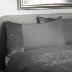 Lewis's Amelia Crushed Velvet Duvet Set - Charcoal -Home Furnishing Serie Shop MicrosoftTeams image 965