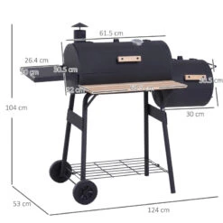 Outsunny Portable Charcoal BBQ Grill 13 Outsunny Portable Charcoal BBQ Grill -Home Furnishing Serie Shop N35a12188fbaaeafe jpg