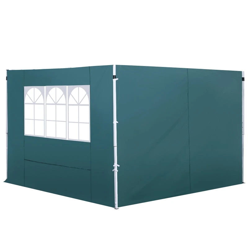 Outsunny 3m X 2m Gazebo Replacement Side Panels - Green 1 Outsunny 3m X 2m Gazebo Replacement Side Panels - Green