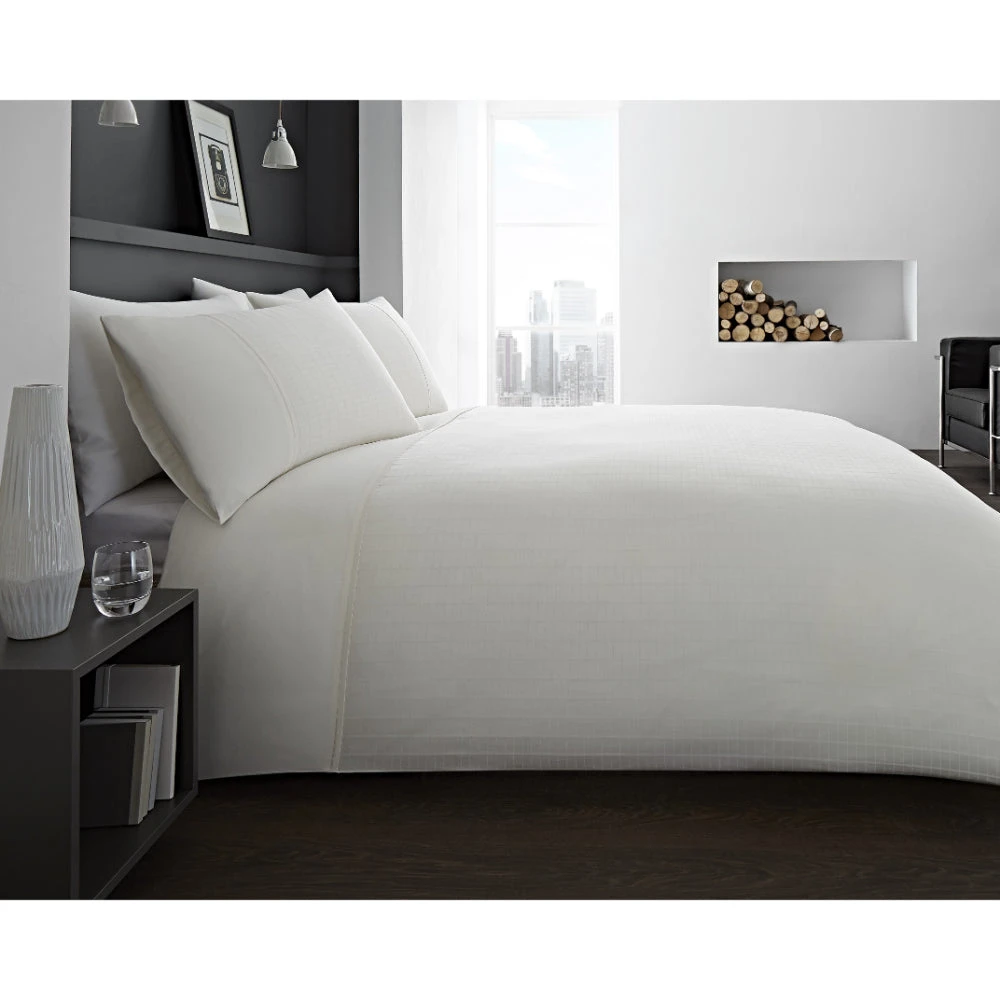 Lewis's Ontario T300 Duvet Set - Cream 1 Lewis's Ontario T300 Duvet Set - Cream