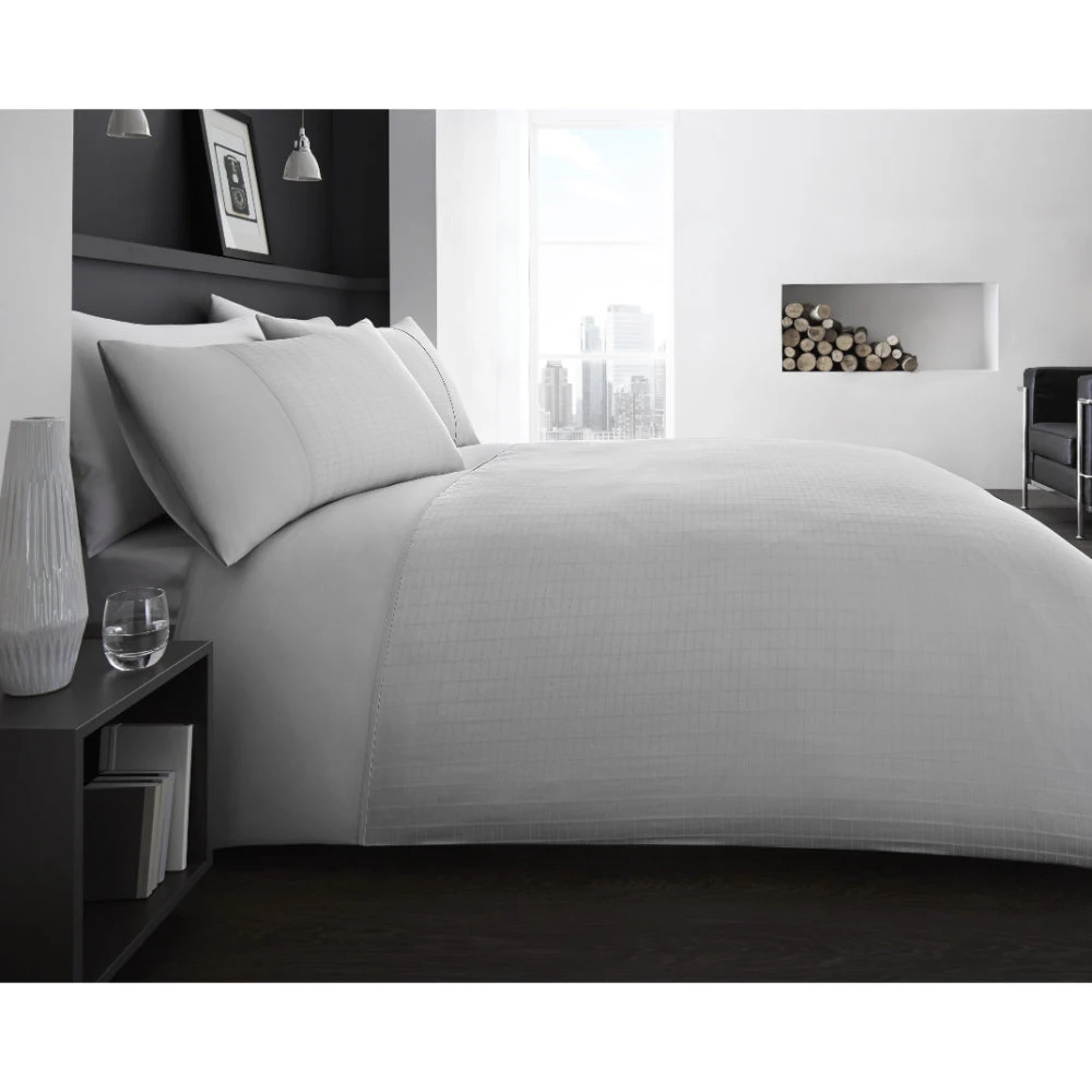 Lewis's Ontario T300 Duvet Set - Grey 1 Lewis's Ontario T300 Duvet Set - Grey