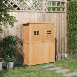 Outsunny Wooden Tool Shed - Natural -Home Furnishing Serie Shop P2N6ff182a12c67e8 jpg