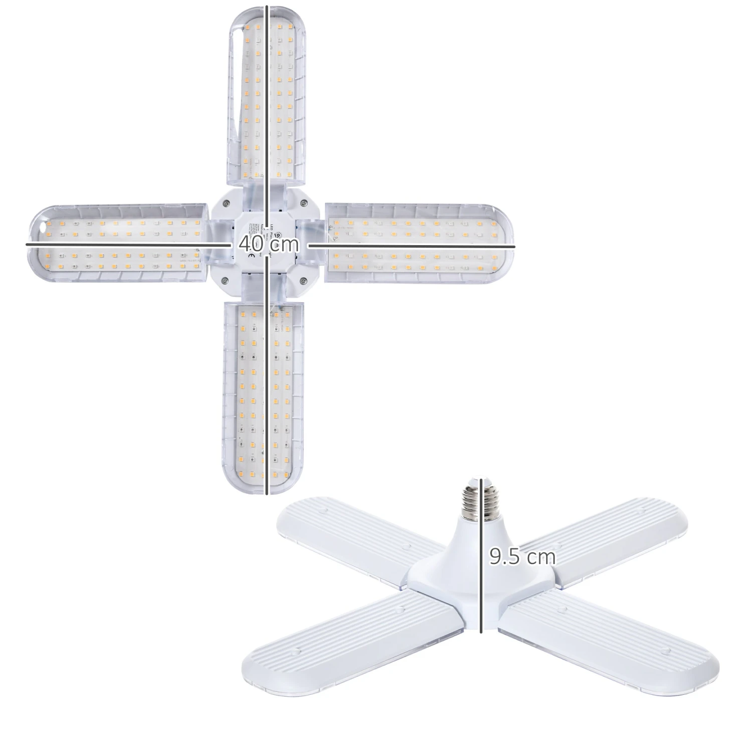 Outsunny Plant Grow Light 2 Outsunny Plant Grow Light - Image 2