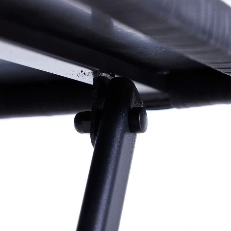 Outsunny Rattan Bistro Set - Black 8 Outsunny Rattan Bistro Set - Black - Image 8