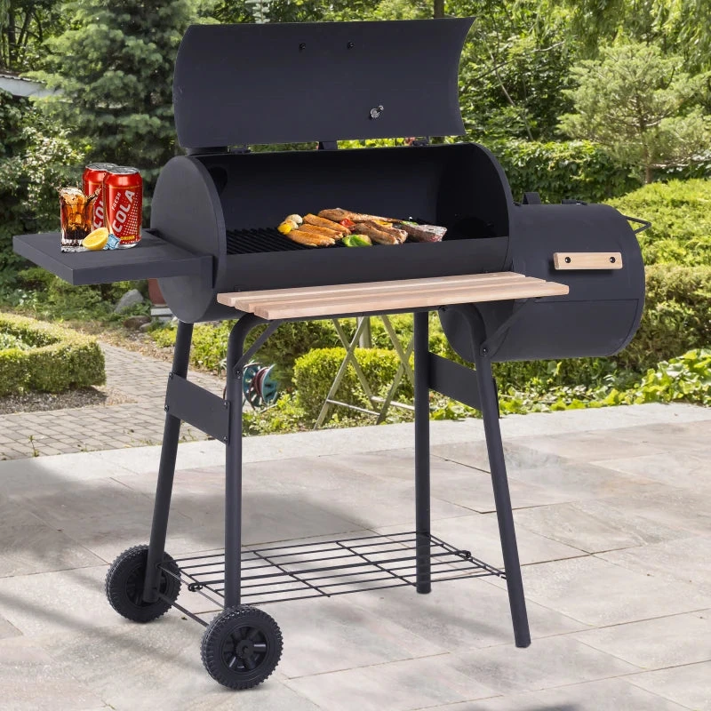 Outsunny Portable Charcoal BBQ Grill 10 Outsunny Portable Charcoal BBQ Grill - Image 10