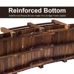 Outsunny 1.5M Wooden Garden Bridge Lawn Décor Stained Finish Arc Outdoor Pond Walkway W/ Railings Water Yard Decoration 13 Outsunny 1.5M Wooden Garden Bridge Lawn Décor Stained Finish Arc Outdoor Pond Walkway W/ Railings Water Yard Decoration -Home Furnishing Serie Shop QJleef17dc2415c5f ba39ca33 16ac 490d 856b 57dbf409e44c