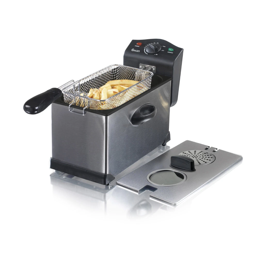 Swan Fryer 3L - Stainless Steel 1 Swan Fryer 3L - Stainless Steel