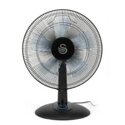 Swan Desk Fan 12" - Black