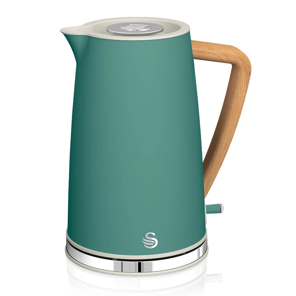 Swan Nordic Cordless Kettle 1.7L - Green 8 Swan Nordic Cordless Kettle 1.7L - Green - Image 8