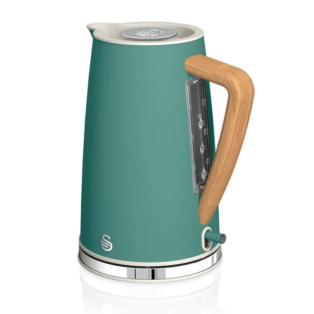 Swan Nordic Cordless Kettle 1.7L - Green 7 Swan Nordic Cordless Kettle 1.7L - Green - Image 7