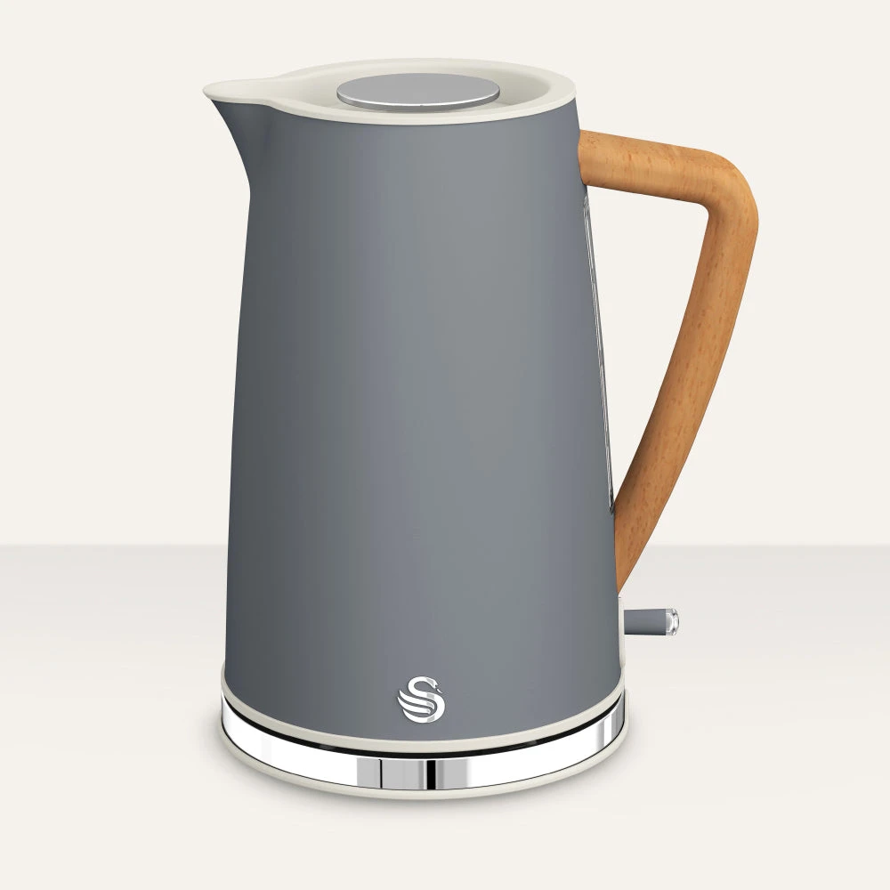 Swan Nordic Cordless Kettle 1.7L - Grey 1 Swan Nordic Cordless Kettle 1.7L - Grey
