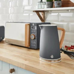 Swan Nordic Cordless Kettle 1.7L - Grey 18 Swan Nordic Cordless Kettle 1.7L - Grey -Home Furnishing Serie Shop SK14610GRYN LIFESTYLE 12