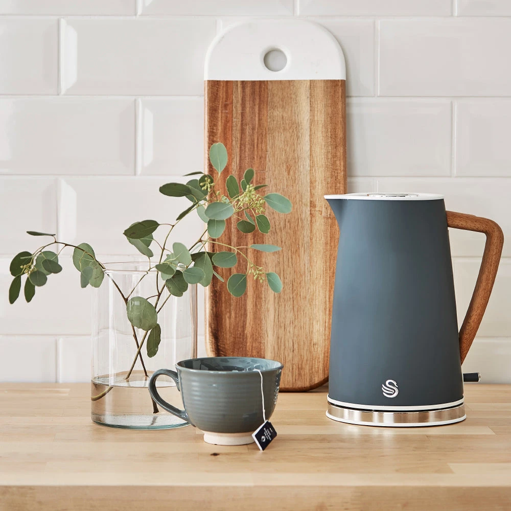 Swan Nordic Cordless Kettle 1.7L - Grey 6 Swan Nordic Cordless Kettle 1.7L - Grey - Image 6