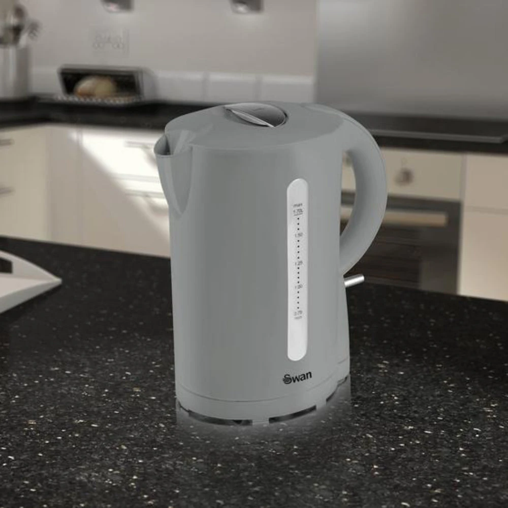 Swan Jug Kettle 1.7L - Grey 2 Swan Jug Kettle 1.7L - Grey - Image 2