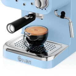 Swan Pump Espresso Coffee Machine - Blue -Home Furnishing Serie Shop SK22110BLN FEATURE 9