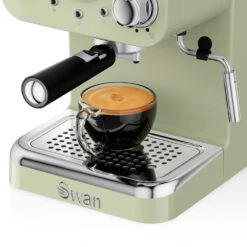 Swan Pump Espresso Coffee Machine - Green -Home Furnishing Serie Shop SK22110GN FEATURE 9