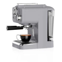 Swan Pump Espresso Coffee Machine - Grey -Home Furnishing Serie Shop SK22110GRN FEATURE 8