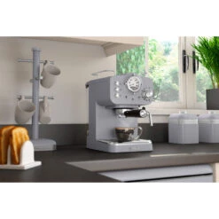 Swan Pump Espresso Coffee Machine - Grey -Home Furnishing Serie Shop SK22110GRN LIFESTYLE 2