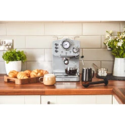 Swan Pump Espresso Coffee Machine - Grey -Home Furnishing Serie Shop SK22110GRN LIFESTYLE 5