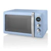 Swan Retro Digital Microwaven 800W - Blue