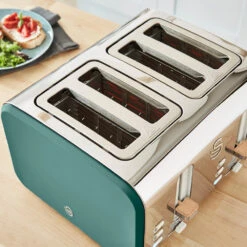 Swan Nordic 4 Slice Toaster - Green 12 Swan Nordic 4 Slice Toaster - Green -Home Furnishing Serie Shop ST14620GREN FEATURE 4