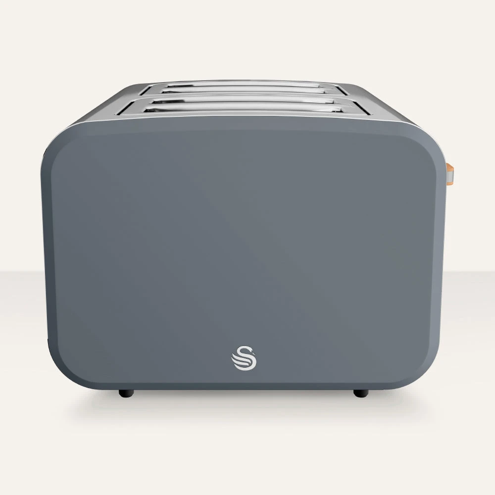Swan Nordic 4 Slice Toaster - Grey 3 Swan Nordic 4 Slice Toaster - Grey - Image 3