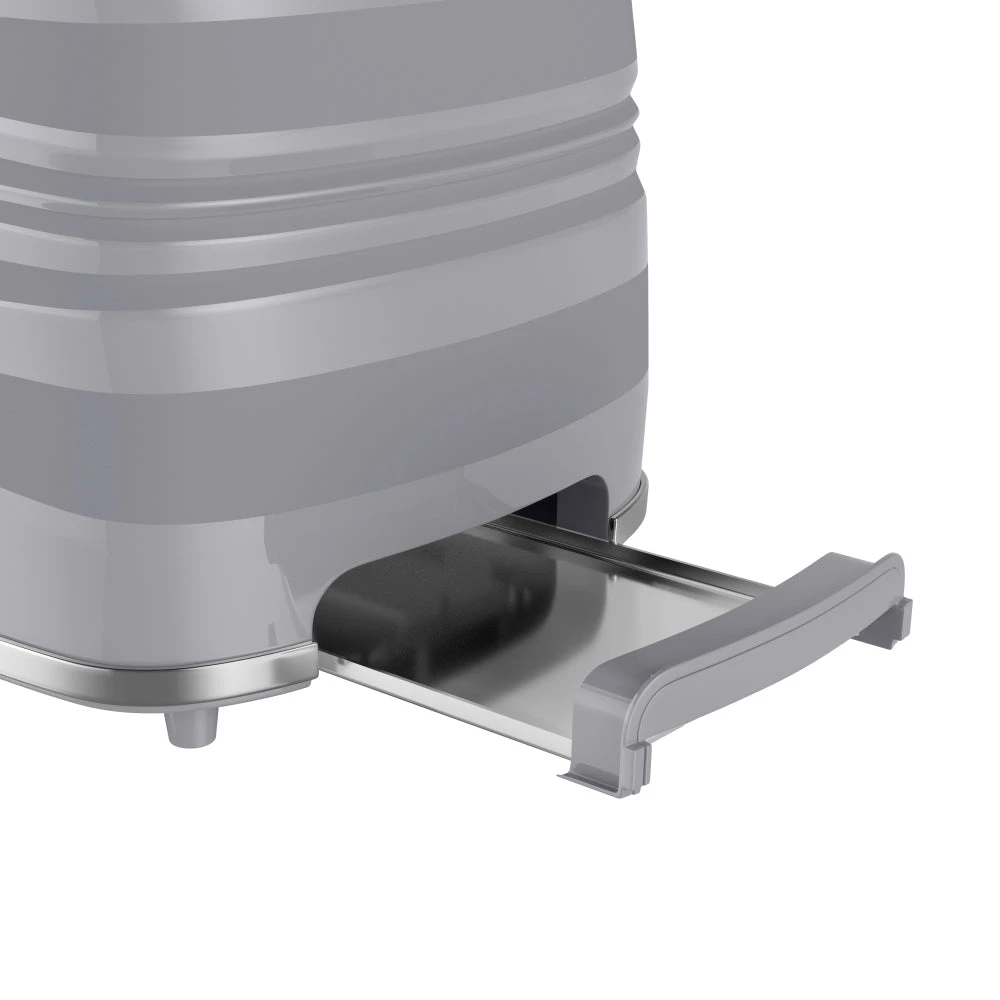 Swan Symphony 2 Slice Toaster - Grey 4 Swan Symphony 2 Slice Toaster - Grey - Image 4