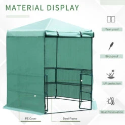 Outsunny Hexagon Walk-in 3-Tier Portable Greenhouse 6 Outsunny Hexagon Walk-in 3-Tier Portable Greenhouse -Home Furnishing Serie Shop SVv0d517dc31d17ea jpg