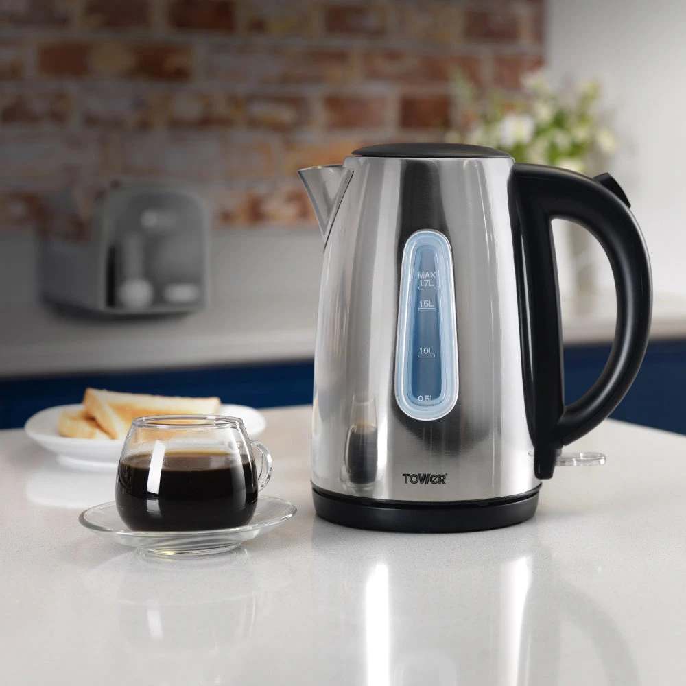Tower Infinity Jug Kettle 3KW 1.7L - Stainless Steel 2 Tower Infinity Jug Kettle 3KW 1.7L - Stainless Steel - Image 2