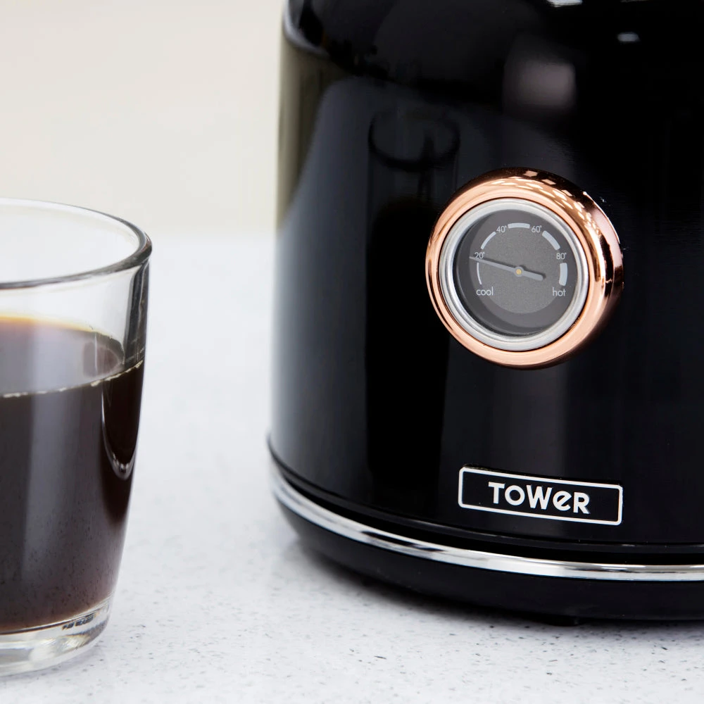 Tower Bottega Kettle 1.7L - Black & Rose Gold 5 Tower Bottega Kettle 1.7L - Black & Rose Gold - Image 5