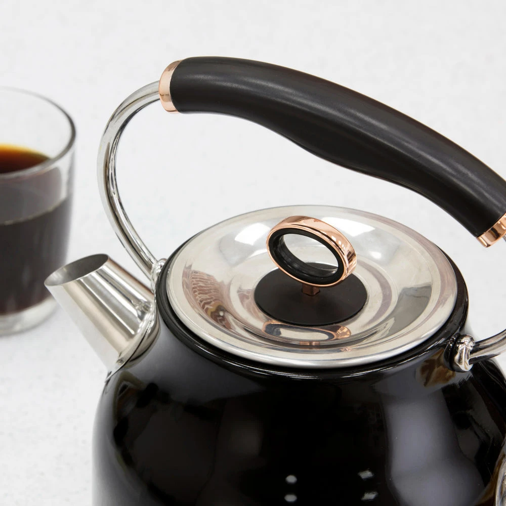 Tower Bottega Kettle 1.7L - Black & Rose Gold 4 Tower Bottega Kettle 1.7L - Black & Rose Gold - Image 4