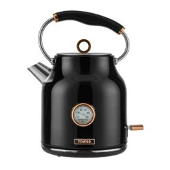 Tower Bottega Kettle 1.7L - Black & Rose Gold