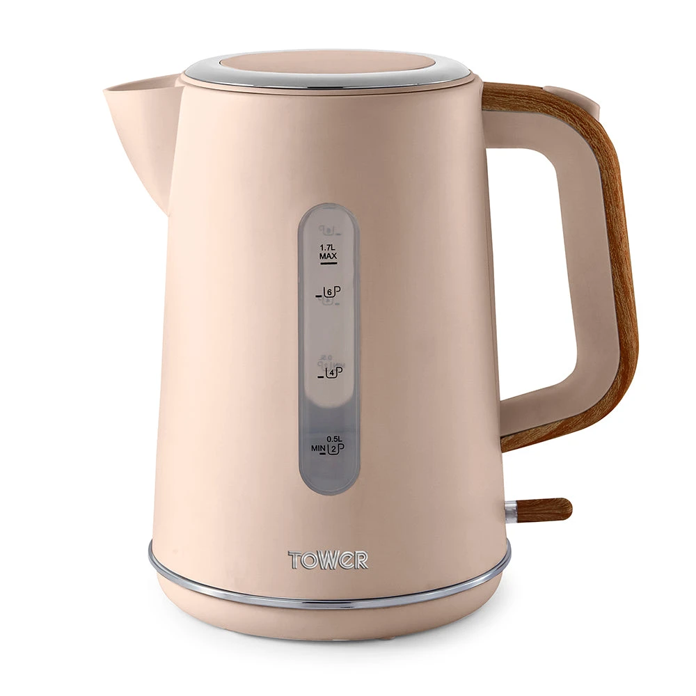 Tower Scandi 3KW 1.7L Rapid Boil Kettle - Pastel Pink 1 Tower Scandi 3KW 1.7L Rapid Boil Kettle - Pastel Pink