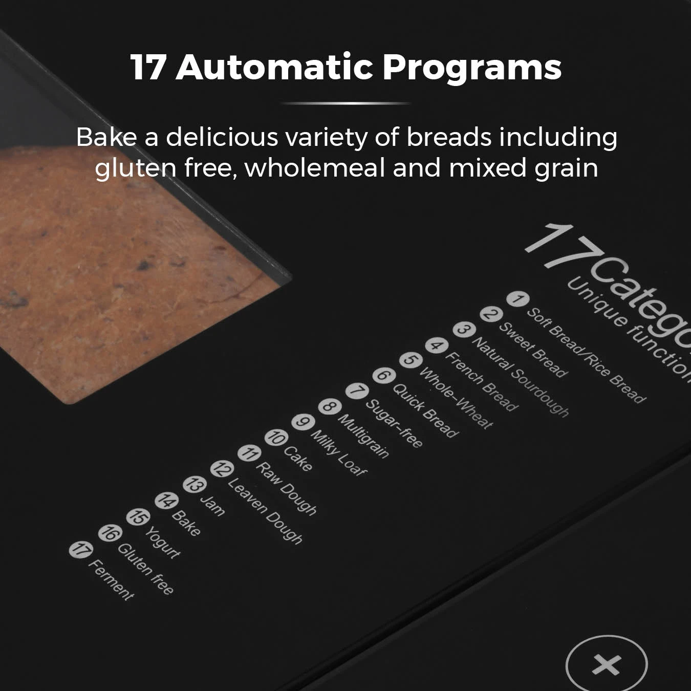 Tower Gluten Free Digital Bread Maker With Nut Dispenser 8 Tower Gluten Free Digital Bread Maker With Nut Dispenser - Image 8