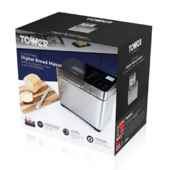 Tower Gluten Free Digital Bread Maker With Nut Dispenser 18 Tower Gluten Free Digital Bread Maker With Nut Dispenser -Home Furnishing Serie Shop T11002 12
