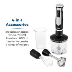 Tower 4 -in-1 Hand Blender 17 Tower 4 -in-1 Hand Blender -Home Furnishing Serie Shop T12053BLK 07