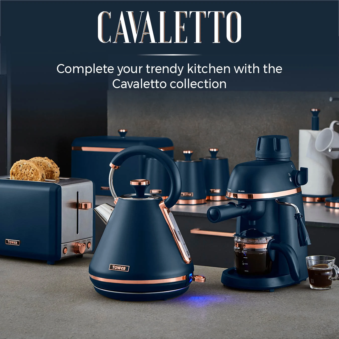 Tower Cavaletto 600W Stick Blender - Midnight Blue 8 Tower Cavaletto 600W Stick Blender - Midnight Blue - Image 8