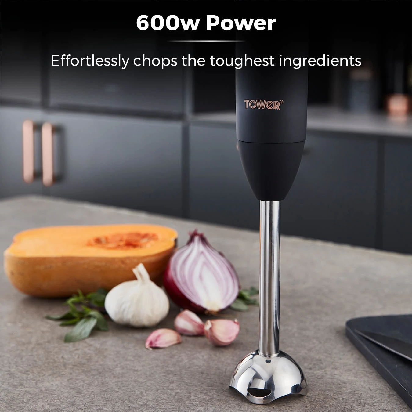 Tower Cavaletto 600W Stick Blender - Black 3 Tower Cavaletto 600W Stick Blender - Black - Image 3