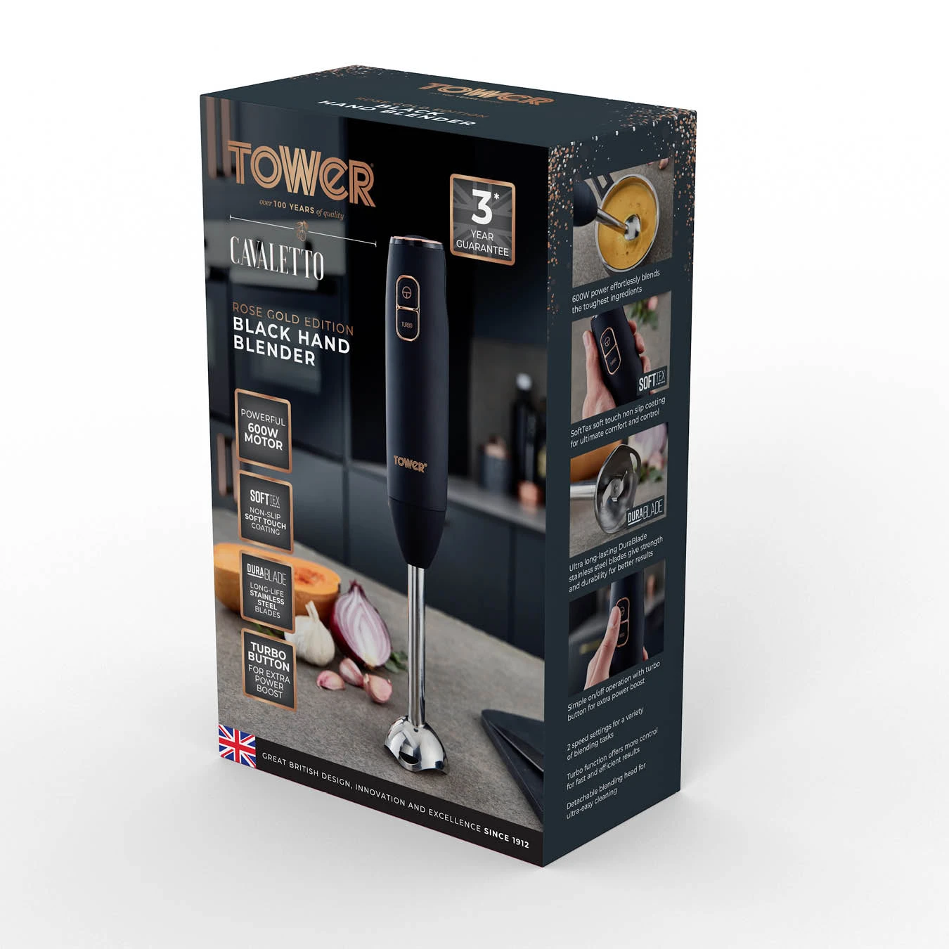 Tower Cavaletto 600W Stick Blender - Black 9 Tower Cavaletto 600W Stick Blender - Black - Image 9