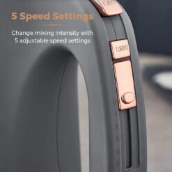 Tower Cavaletto 300W Hand Mixer - Grey 16 Tower Cavaletto 300W Hand Mixer - Grey -Home Furnishing Serie Shop T12061RGG 07 d17acc13 cb08 43c9 8ee2 50779f27e66c