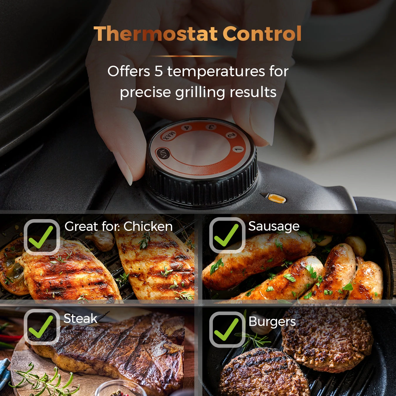 Tower Cerasure Electric BBQ Grill XL 4 Tower Cerasure Electric BBQ Grill XL - Image 4